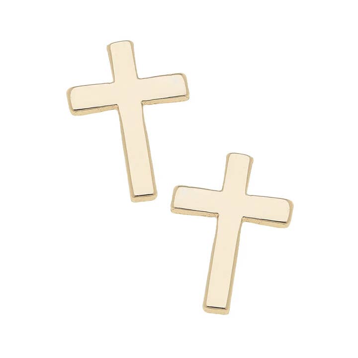 Ruth Cross Stud Earring