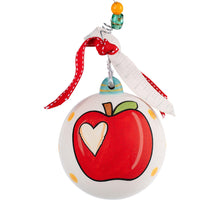Load image into Gallery viewer, Teacher Apple Ornament
