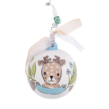 Load image into Gallery viewer, Baby Boy Deer 1st Christmas Ornament
