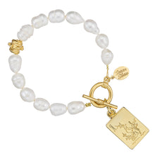Load image into Gallery viewer, Susan Shaw Bird Bam Mahjong Pearl Bracelet
