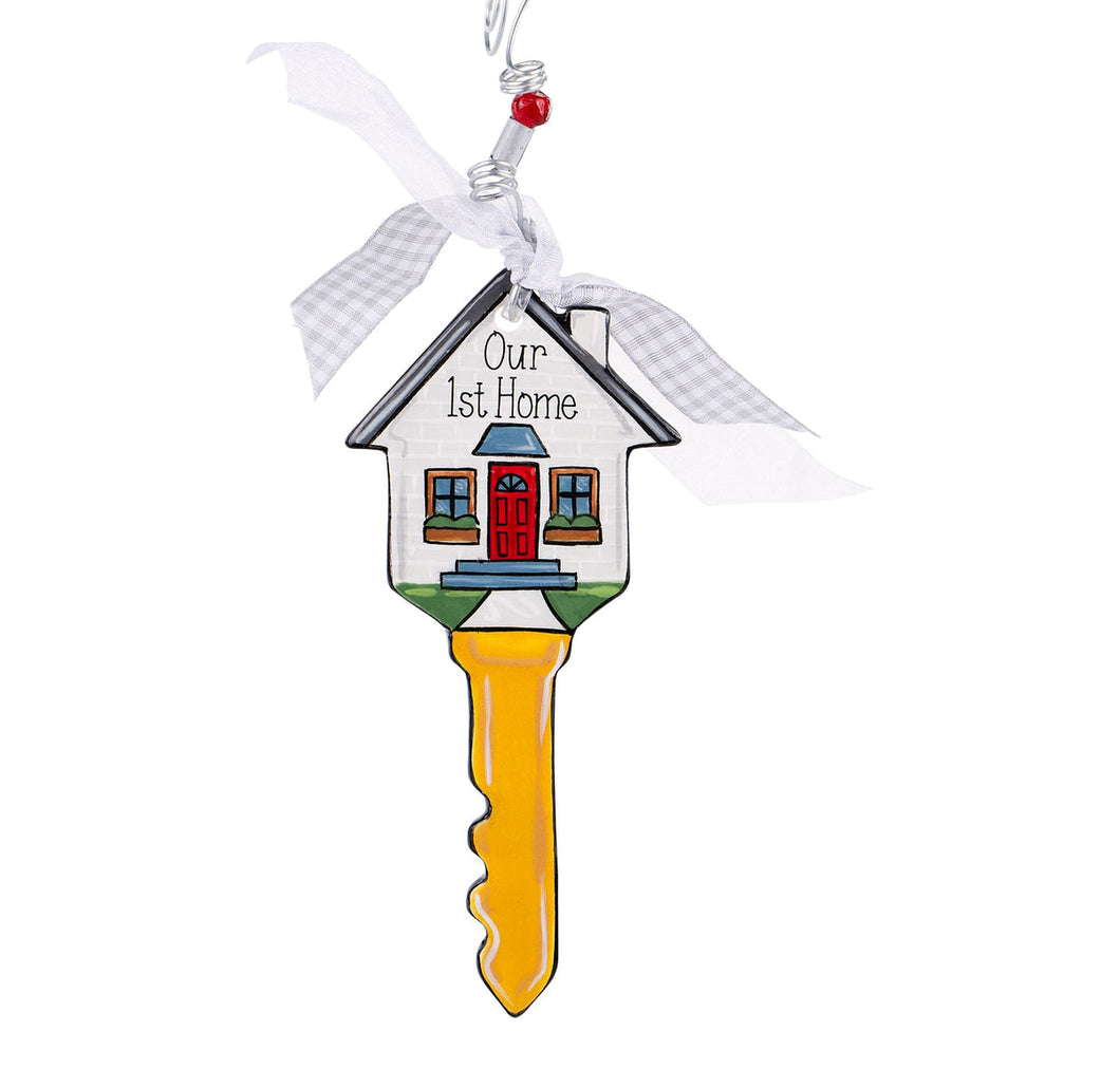 Glory Haus 1st Home Key Flat Ornament