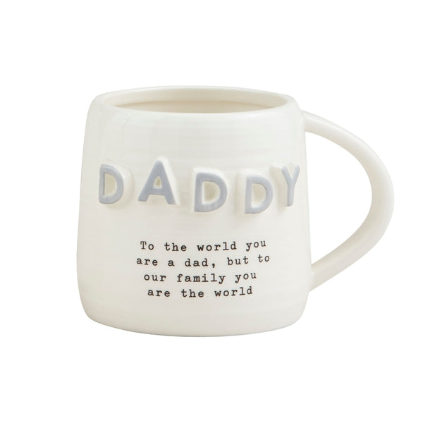 Gray Daddy Letter Mug