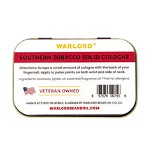 Load image into Gallery viewer, Warlord Solid Cologne: 2 oz
