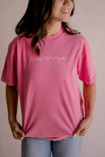 Load image into Gallery viewer, He Holds All Together Tee - Pink | Women&#39;s Christian Tee
