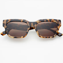 Load image into Gallery viewer, Freyrs Hayden Acetate Unisex Rectangular Sunglasses: Milky Tortoise

