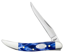 Load image into Gallery viewer, Case SparXX Blue Pearl Kirinite Smooth Small Texas Toothpick Knife
