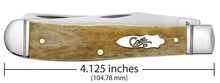 Load image into Gallery viewer, Case Antique Bone Smooth Trapper Fluted Knife
