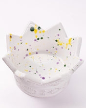Load image into Gallery viewer, Mardi Gras Condiment Crown Bowl
