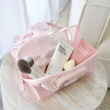 Load image into Gallery viewer, Case-Mate Jelly Cosmetic Bag - Ballet Pink Bow
