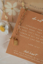 Load image into Gallery viewer, Do Not Worry Mini Tag Necklace | Christian Jewelry
