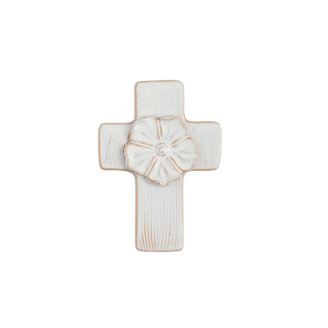 Small Ceramic Flower Cross