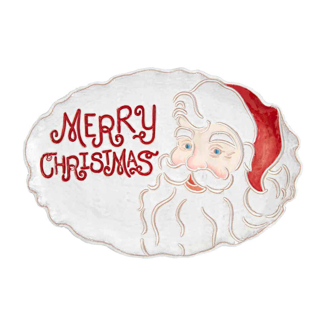 Merry Christmas Santa Platter