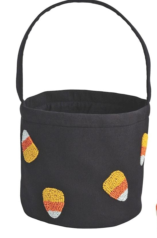 Candy Beaded Halloween Bucket