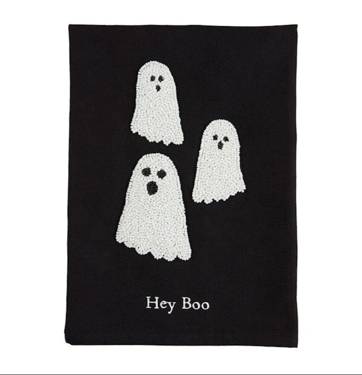Ghost Halloween Bead Towel