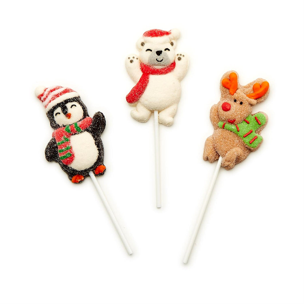 Santa's Friends Marshmallow Lollipop