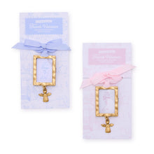 Load image into Gallery viewer, Keepsake Ornament Photo Frame w/Angel Charm

