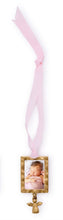 Load image into Gallery viewer, Keepsake Ornament Photo Frame w/Angel Charm
