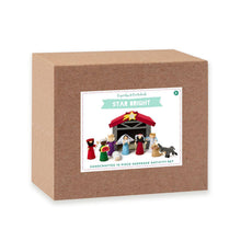 Load image into Gallery viewer, Star Bright 10 Pc Hand-crafted Nativity Keepsake Set in Gift Box

