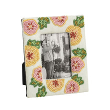 Load image into Gallery viewer, Floral Beaded Frame
