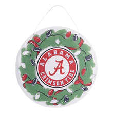 Load image into Gallery viewer, Alabama Wreath/Helmet Burlee Doorhanger
