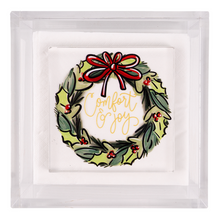 Load image into Gallery viewer, Comfort &amp; Joy Wreath Napkin Weight
