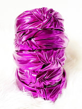 Load image into Gallery viewer, Purple Metallic Headband
