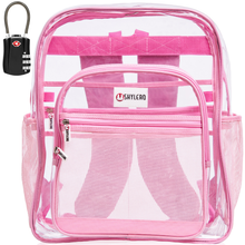 Load image into Gallery viewer, Clear Backpack XL Pink

