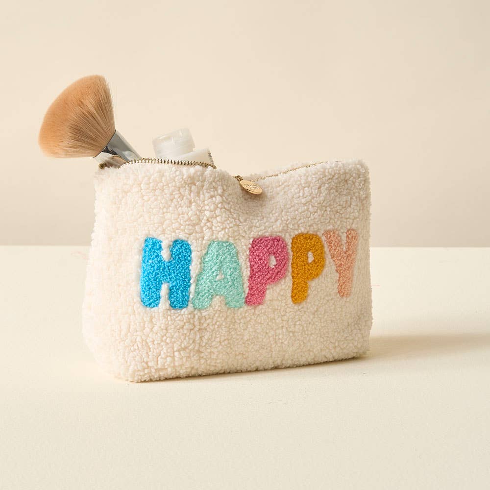 Teddy Zippered Pouch