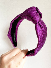 Load image into Gallery viewer, Purple Shimmer Headband
