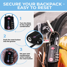 Load image into Gallery viewer, Clear Backpack XL Black
