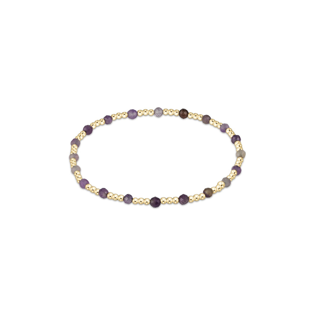 Enewton Gemstone Gold Sincerity 3mm Bead Bracelet