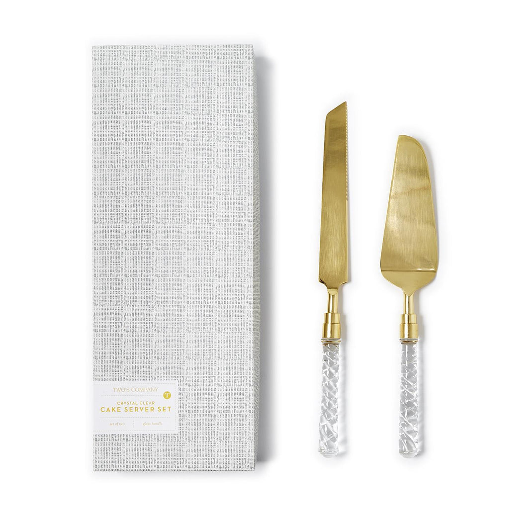 2Pc Cake Server Set
