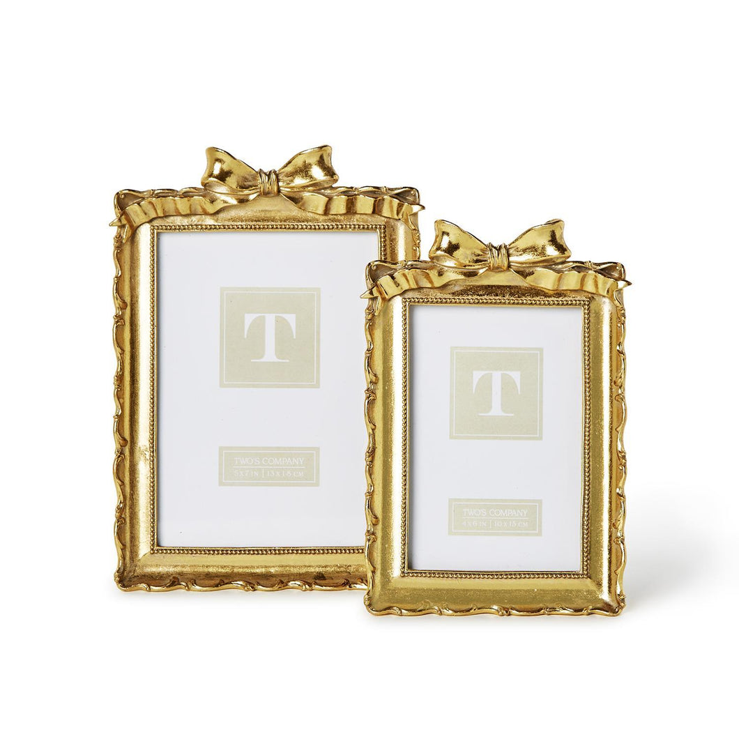 Gold Frame w/Accent Bow