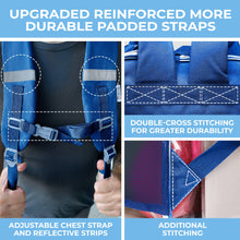 Load image into Gallery viewer, Clear Backpack XL Blue
