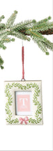 Load image into Gallery viewer, Holiday Memories Embroidered Photo Frame Ornament
