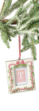 Load image into Gallery viewer, Holiday Memories Embroidered Photo Frame Ornament
