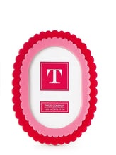 Load image into Gallery viewer, Double Scalloped Pink Frame
