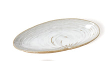 Load image into Gallery viewer, Artisanal Reactive Glaze Sea Shell Tidbit Dish/Tray
