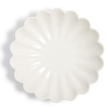 Load image into Gallery viewer, Ruffled Edge Matte White Tidbit Dishes
