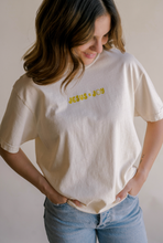 Load image into Gallery viewer, Jesus Is Joy Tee Tee - Ivory  | Women&#39;s Christian Tee
