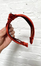 Load image into Gallery viewer, CHILD sized Top Knot Headband Velvet: Black
