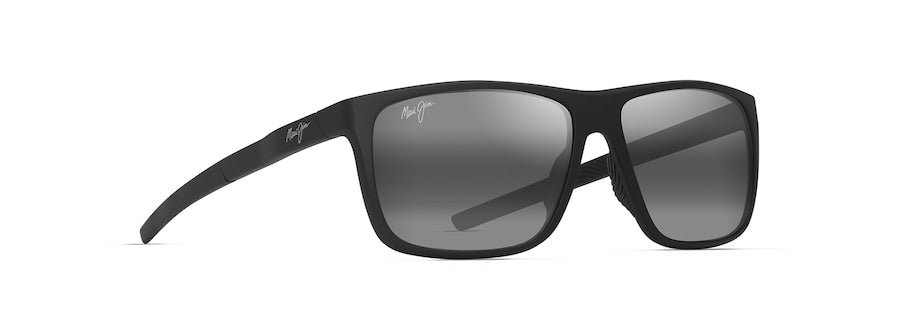 Maui Jim Lehopulu Matte Transparent Grey Green Mirror Lens