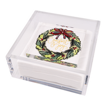 Load image into Gallery viewer, Comfort &amp; Joy Wreath Napkin Weight
