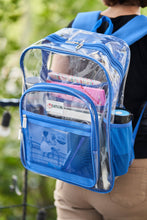 Load image into Gallery viewer, Clear Backpack XL Blue
