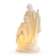 Load image into Gallery viewer, Ceramic LED Holy Family Figure
