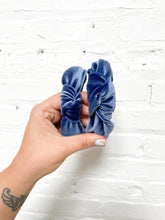 Load image into Gallery viewer, CHILD sized Top Knot Headband Velvet: Black
