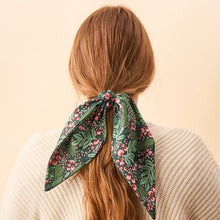 Load image into Gallery viewer, Jolly Sprig Green Hair Scarf
