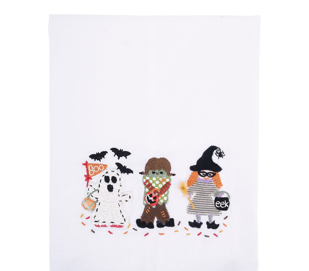 Trick or Treaters Tea Towel