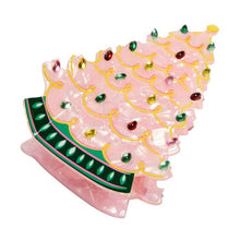 Load image into Gallery viewer, Packed Party Christmas Tree Claw Clip
