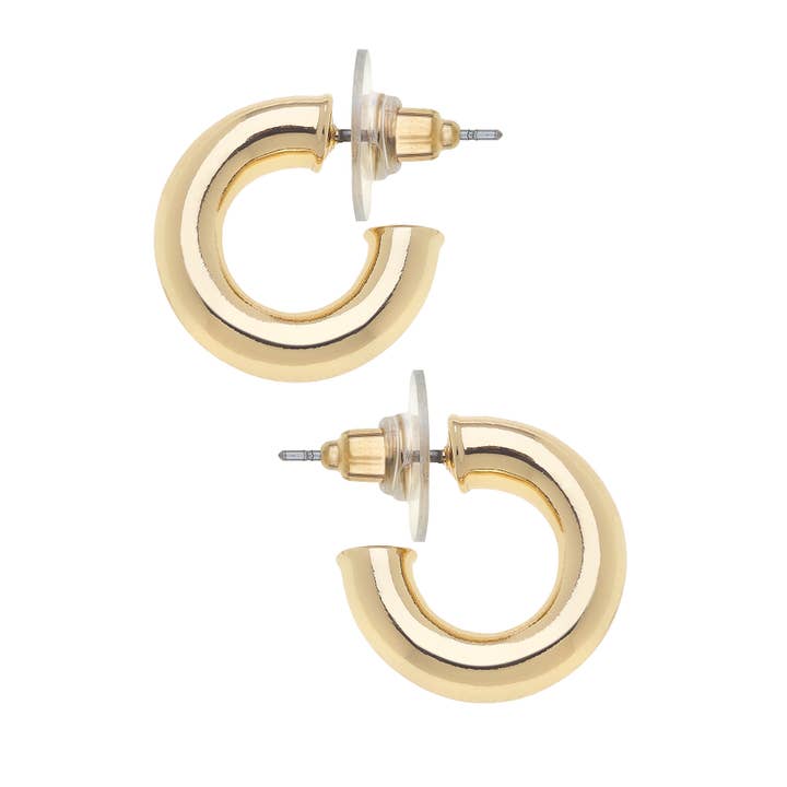 Coraline Hoop Earring Shiny Gold